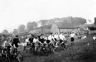 Batley Cycling and Tandem Club - Tandems at Rally North.