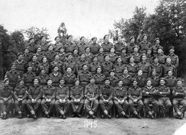Group Photograph - members of the Sergeant's Mess, Petershageu, Germany.