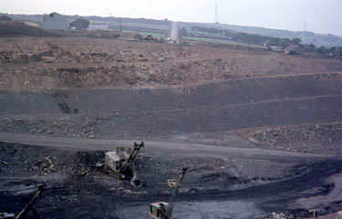 The construction of the first segment of the Yorkshire section of the M62 motorway, situated between the county boundary of Saddleworth Moor and Outlane.