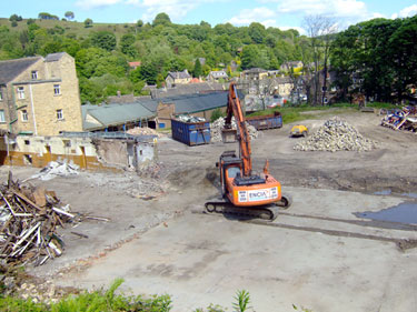 Moorbrook Mill, New Mill, Huddersfield - demolition.