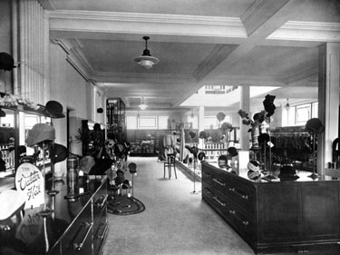Alfred Kaye Drapers Ltd. - interior view of the first floor.