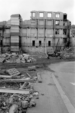 Demolition of C & J Hirst's Mill, Longwood, Huddersfield.