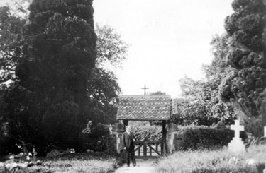 Photo Album Containing Various Images: Lych Gate, Belmont Abbey, Belmont, Hereford, Herefordshire.