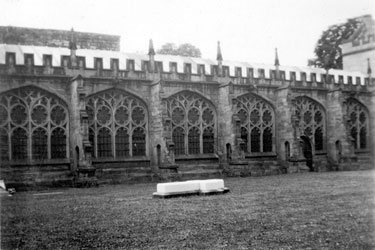 Photo Album Containing Various Images: The Cloisters, Hereford Cathedral.