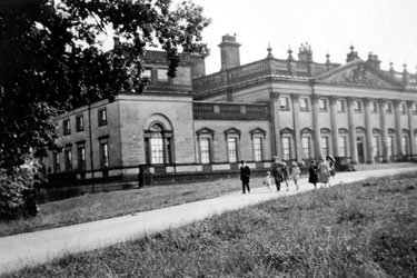 Photo Album Containing Various Images: Harewood House - The West Façade.
