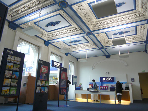 "The Royal Bank of Scotland", Market Place, Huddersfield. Workplaces, 1st Prize Winner: "A Moment in Time, Kirklees, the Inside Story" PHOTOGRAPHIC COMPETITION 2008 – Interiors.