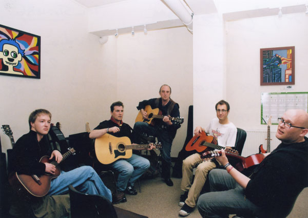 "Guitar Orchestra", The Hoof Studio, Milford Street, off Queen Street South, Huddersfield. Leisure, 2nd Prize Winner: "A Moment in Time, Kirklees, the Inside Story" PHOTOGRAPHIC COMPETITION 2008 – Interiors.