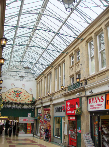 “Imperial Arcade”, (connecting Market Street and New street), Huddersfield. Viewed from the north side. Non-Winning Entries. "A Moment in Time, Kirklees, the Inside Story" PHOTOGRAPHIC COMPETITION 2008 – Interiors. 