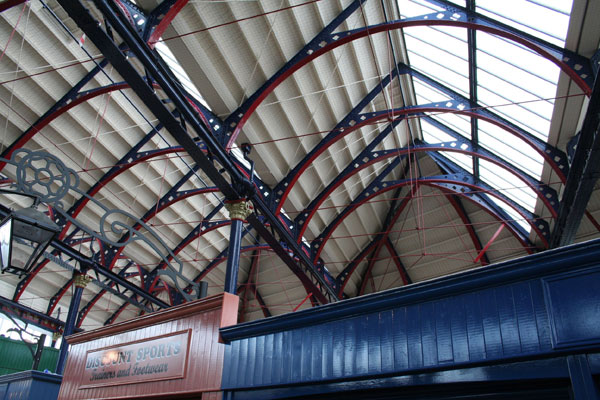 Interior Ceiling Structure, Dewsbury Market. Non-Winning Entries. "A Moment in Time, Kirklees, the Inside Story" PHOTOGRAPHIC COMPETITION 2008 – Interiors.