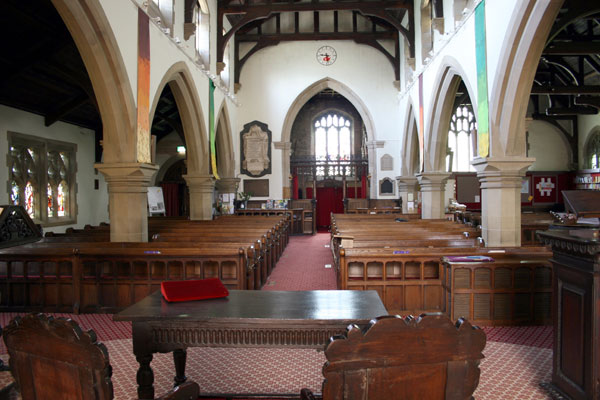 General view of the Nave, St John the Baptist Church, Kirkheaton, Huddersfield. Non-Winning Entries. "A Moment in Time, Kirklees, the Inside Story" PHOTOGRAPHIC COMPETITION 2008 – Interiors.