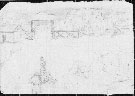 View: ksa1986_000_001 Hand drawn sketch of prison camp in Russia.